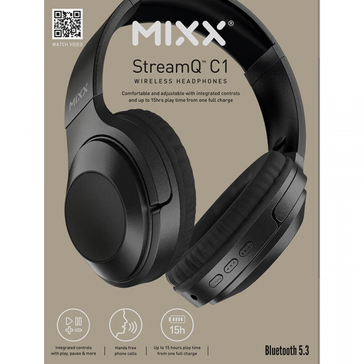 MIXX Headphone C1 Over-Ear Wireless Black