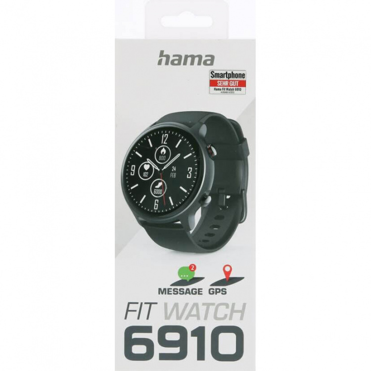 HAMA Fit Watch 6910 Smart Watch Black HAMA Fit Watch 6910 Smart Watch Black