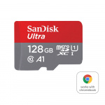 SanDisk Ultra microSDXC 128GB Chromebooks 140MB/s UHS-I Adap