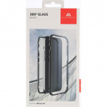 BLACK ROCK 360° Glass Cover iPhone 14 Transp/Black