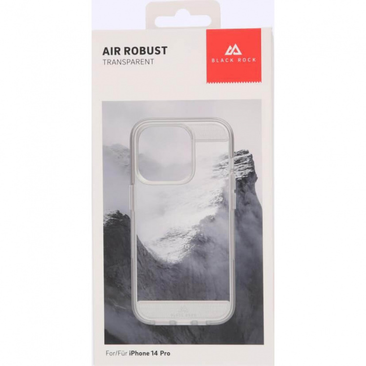 BLACK ROCK Air Robust Cover iPhone 14 Pro Transparent