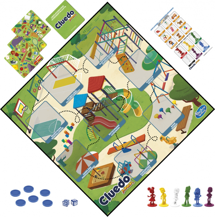 Hasbro Cluedo Junior -lautapeli FI/SE Hasbro Cluedo Junior -lautapeli FI/SE