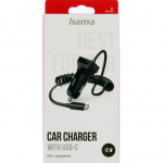 HAMA Car Charger USB-C 12W Black