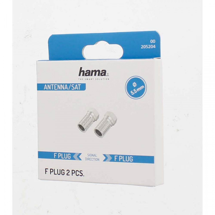 Hama F-Plug 5.5mm 2-pack Hama F-Plug 5.5mm 2-pack