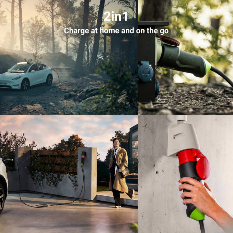 greencell EV Charger Habu 11kW 7m Type 2/CEE 3 phase