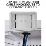 SANUS Seinään Asennettava Medialaatikko 17