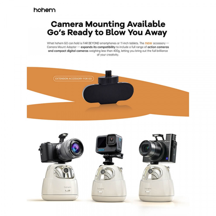 HOHEM Camera mount adapter for GO HOHEM Camera mount adapter for GO