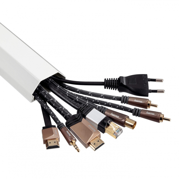 Hama Johtokanava 110/5/2.6 cm White Hama Johtokanava 110/5/2.6 cm White