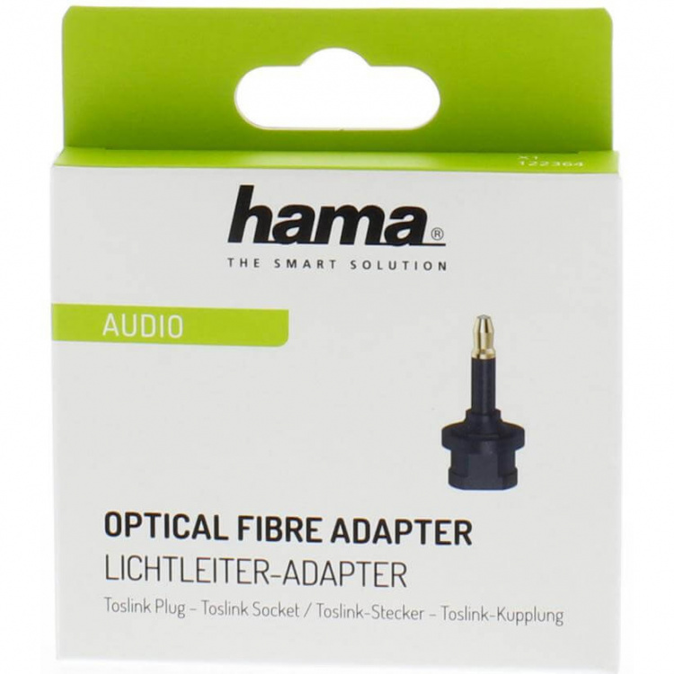 Hama Adapter ODT Toslink 3.5mm Hona-Hane Guld Svart