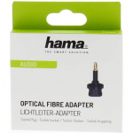 Hama Adapter ODT Toslink 3.5mm Hona-Hane Guld Svart