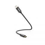 Hama Charging Cable USB-C to Lightning 0.2m Black Hama Charging Cable USB-C to Lightning 0.2m Black