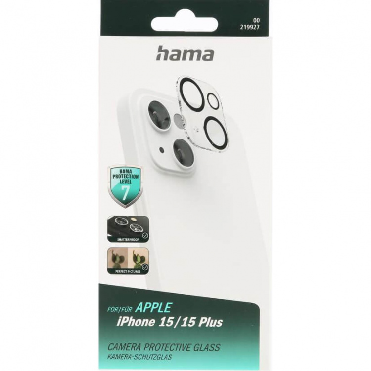 HAMA Camera Protective Glass iPhone 15/15 Plus