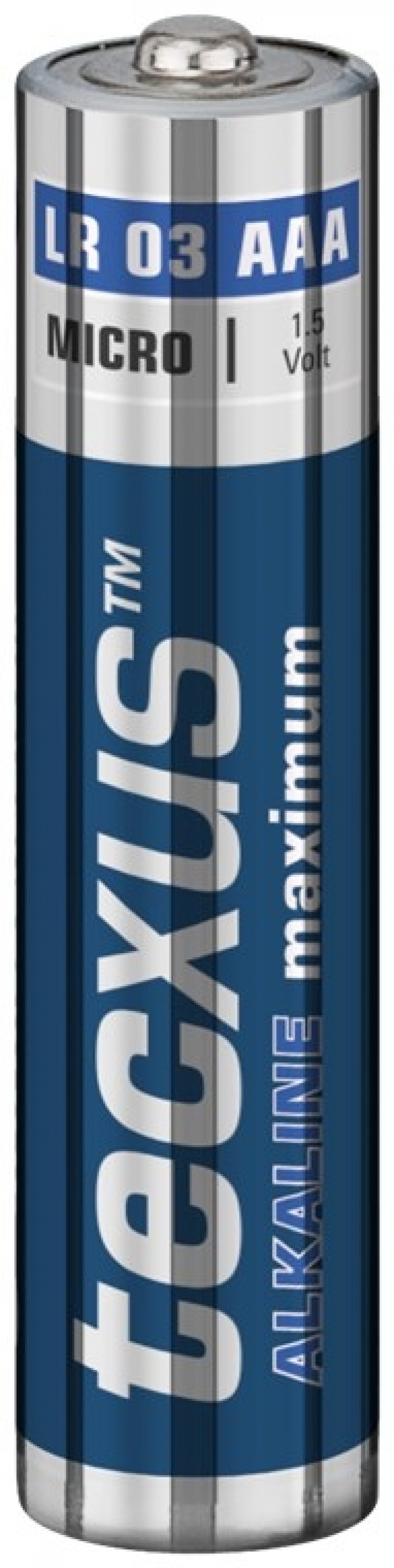 tecxus LR03/AAA (Micro) batteri, 10 st. blister alkaliskt manganbatteri, 1,5 V tecxus LR03/AAA (Micro) batteri, 10 st. blister alkaliskt manganbatteri, 1,5 V