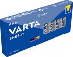 Varta LR03/AAA (Micro) (4103) batteri, 10 st. box alkaliskt manganbatteri, 1,5 V Varta LR03/AAA (Micro) (4103) batteri, 10 st. box alkaliskt manganbatteri, 1,5 V