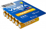 Varta LR03/AAA (Micro) (4103) batteri, 12 st. box alkaliskt manganbatteri, 1,5 V