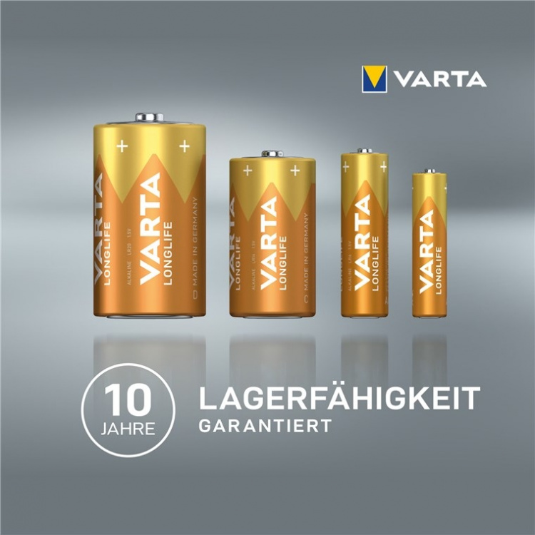 Varta LR03/AAA (Micro) (4103) batteri, 12 st. box alkaliskt manganbatteri, 1,5 V
