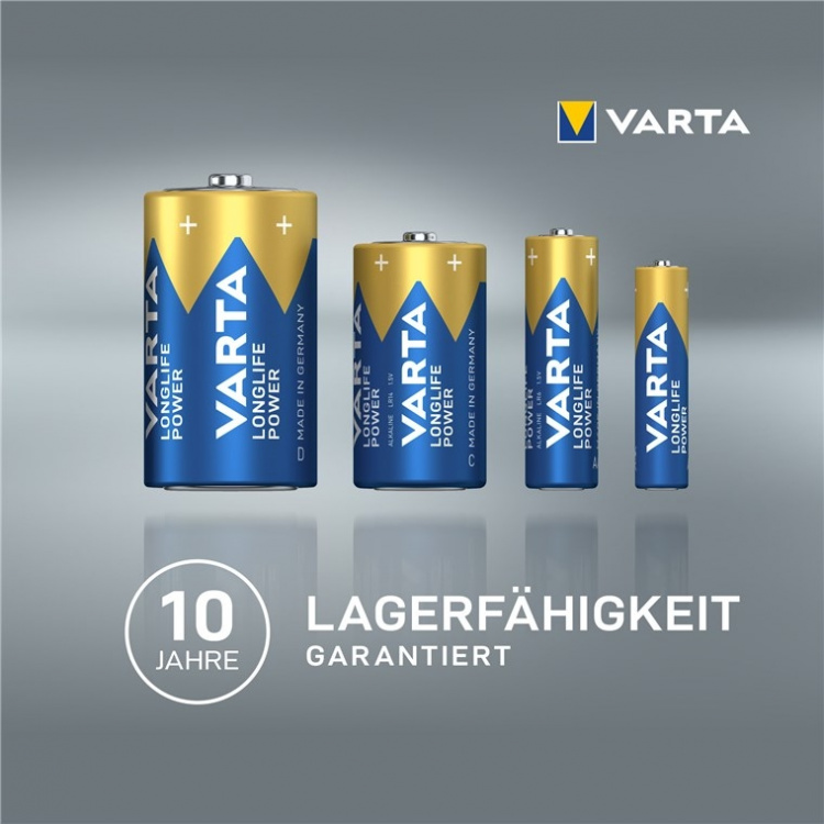 Varta LR03/AAA (Micro) (4903) batteri, 12 st. box alkaliskt manganbatteri, 1,5 V