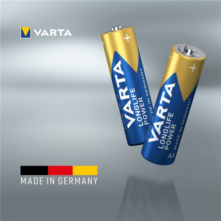 Varta LR6/AA (Mignon) (4906) batteri, 12 st. box alkaliskt manganbatteri, 1,5 V Varta LR6/AA (Mignon) (4906) batteri, 12 st. box alkaliskt manganbatteri, 1,5 V
