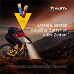 Varta LR6/AA (Mignon) (4906) batteri, 12 st. box alkaliskt manganbatteri, 1,5 V Varta LR6/AA (Mignon) (4906) batteri, 12 st. box alkaliskt manganbatteri, 1,5 V