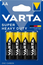 Varta R6/AA (Mignon) (2006) batteri, 4 st. blister Zink- kol batteri, 1,5 V