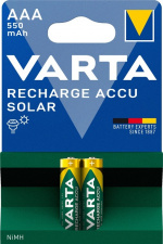 Varta AAA (Micro)/HR03 (56733) laddningsbart batteri - 550 mAh, 2 st. blister Nickel-metallhydrid batteri (NiMH), 1,2 V