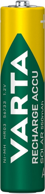 Varta AAA (Micro)/HR03 (56733) laddningsbart batteri - 550 mAh, 2 st. blister Nickel-metallhydrid batteri (NiMH), 1,2 V