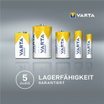 Varta LR6/AA (Mignon) (4106) batteri, 30 st. i blister alkaliskt manganbatteri, 1,5 V