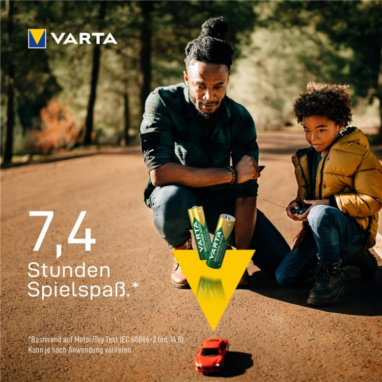 Varta AA (Mignon)/HR6 (56706) laddningsbart batteri - 2100 mAh, 2 st. blister Låg självurladdning NiMH-batteri (Ready-to-Use), 1,2 V