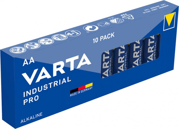 Varta LR6/AA (Mignon) (4006) batteri, 10 st. box alkaliskt manganbatteri, 1,5 V