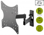 Goobay TV-väggfäste Basic FULLMOTION (S) för TV-apparater från 23 till 42 tum (58-107 cm), helt mobilt (svängbart och lutat) upp till 15 kg