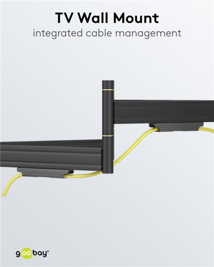 Goobay TV-väggfäste Pro FULLMOTION (L) wide Range för TV-apparater från 37 till 70 tum (94-178 cm), helt mobil (svängbar och lutande) upp till 70 kg