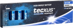 tecxus LR6/AA (Mignon) batteri, 12 st. box alkaliskt manganbatteri, 1,5 V tecxus LR6/AA (Mignon) batteri, 12 st. box alkaliskt manganbatteri, 1,5 V