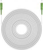 Goobay Fiberoptisk kabel (FTTH), Singlemode (OS2) White, vit (Simplex), 25 m plugg SC-APC (8°) > plugg SC-APC (8°), halogenfri kabelhölje (LSZH)