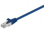 Goobay Patchkabel CAT 5e, F/UTP, blå, 0,25 m kopparklädd aluminiumtråd (CCA) Goobay Patchkabel CAT 5e, F/UTP, blå, 0,25 m kopparklädd aluminiumtråd (CCA)