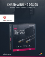 ClickTronic Höghastighets HDMI™-kabel Premiumkabel | 1x HDMI™-kontakt 1x HDMI™-kontakt | 12,5 m | UHD 4K @ 30 Hz