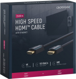 ClickTronic Höghastighets HDMI™-kabel Premiumkabel | 1x HDMI™-kontakt 1x HDMI™-kontakt | 15,0 m | UHD 4K @ 30 Hz ClickTronic Höghastighets HDMI™-kabel Premiumkabel | 1x HDMI™-kontakt 1x HDMI™-kontakt | 15,0 m | UHD 4K @ 30 Hz
