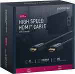 ClickTronic Höghastighets HDMI™-kabel Premiumkabel | 1x HDMI™-kontakt 1x HDMI™-kontakt | 20,0 m | UHD 4K @ 30 Hz