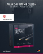 ClickTronic Höghastighets HDMI™-kabel Premiumkabel | 1x HDMI™-kontakt 1x HDMI™-kontakt | 20,0 m | UHD 4K @ 30 Hz