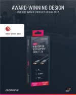 ClickTronic DisplayPort™-kabel Premiumkabel | 1x DisplayPort™-kontakt 1x DisplayPort™-kontakt | 2,0 m | UHD 4K @ 60 Hz