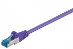 Goobay Patchkabel CAT 6A, S/FTP (PiMF), violett, 2 m opparledare (CU), halogenfri kabelhölje (LSZH) Goobay Patchkabel CAT 6A, S/FTP (PiMF), violett, 2 m opparledare (CU), halogenfri kabelhölje (LSZH)