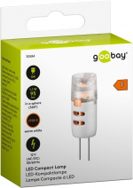 Goobay LED kompaktlampa, 1,1 W sockel G4, varmvit, ej dimbar