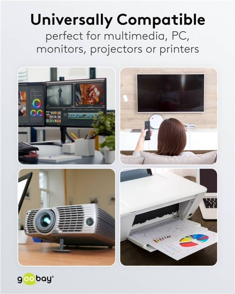 Goobay Förlängning för kylskåp, 5 m, svart Apparatkontakt C14 (kall apparatanslutning) > Apparatuttag C13 (kall apparatanslutning) Goobay Förlängning för kylskåp, 5 m, svart Apparatkontakt C14 (kall apparatanslutning) > Apparatuttag C13 (kall apparatanslutning)