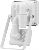 Goobay LED-strålkastare för utomhusbruk, 10 W, med rörelsedetektor med 850 lm, neutralt vitt ljus (4000 K), PIR-sensor med ON/OFF-funktion och M16 kabelgenomföring, lämplig för utomhusbruk (IP44)