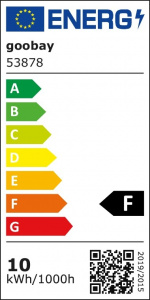 Goobay LED-strålkastare för utomhusbruk, 10 W, med rörelsedetektor med 850 lm, neutralt vitt ljus (4000 K), PIR-sensor med ON/OFF-funktion och M16 kabelgenomföring, lämplig för utomhusbruk (IP44)