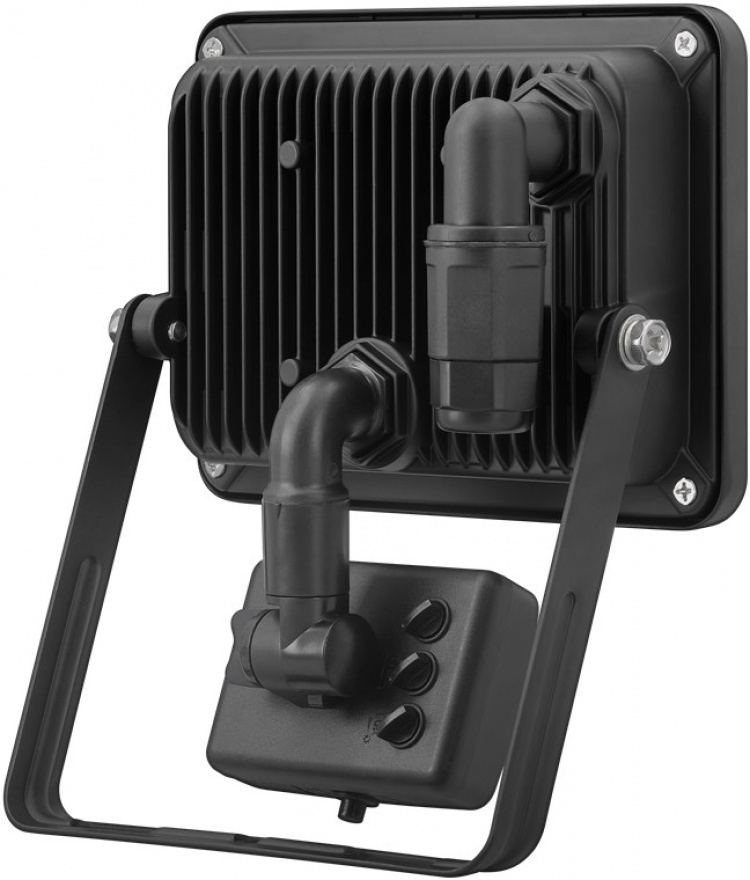 Goobay LED-strålkastare för utomhusbruk, 30 W, med rörelsedetektor med 2550 lm, neutralt vitt ljus (4000 K), PIR-sensor med ON/OFF-funktion och M16 kabelgenomföring, lämplig för utomhusbruk (IP44) Goobay LED-strålkastare för utomhusbruk, 30 W, med rörelsedetektor med 2550 lm, neutralt vitt ljus (4000 K), PIR-sensor med ON/OFF-funktion och M16 kabelgenomföring, lämplig för utomhusbruk (IP44)