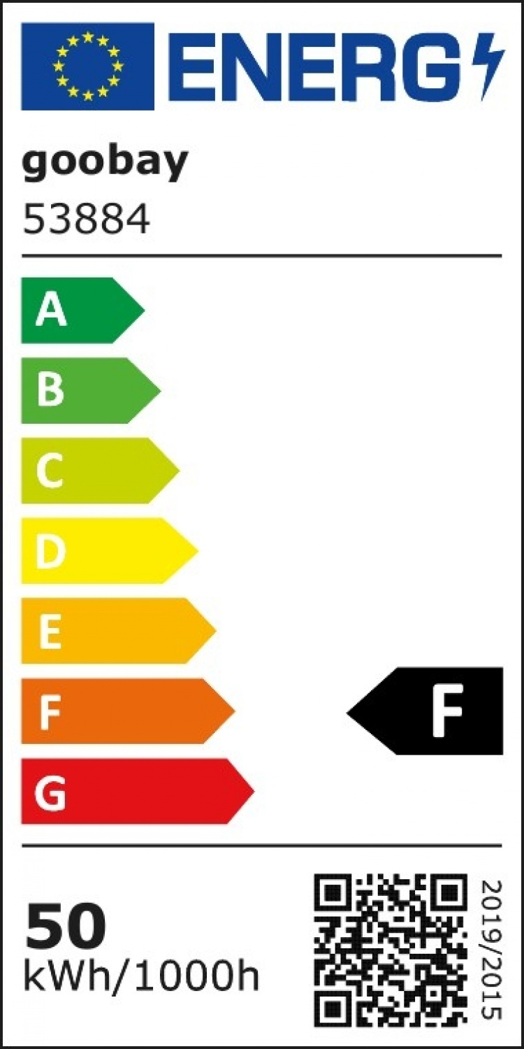 Goobay LED-strålkastare för utomhusbruk, 50 W, med rörelsedetektor med 4250 lm, neutralt vitt ljus (4000 K), PIR-sensor med ON/OFF-funktion och M16 kabelgenomföring, lämplig för utomhusbruk (IP44)
