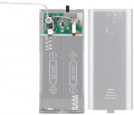 Goobay 20 LED ljusslinga med silvertråd 