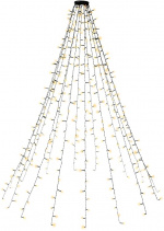 Goobay 400 LED överkast julgransbelysning med ring med timer och minnesfunktion, 8 ljuslägen, 24 V extern transformator, varmvitt (3000 K), för inomhus- och utomhusbruk (IP44) Goobay 400 LED överkast julgransbelysning med ring med timer och minnesfunktion, 8 ljuslägen, 24 V extern transformator, varmvitt (3000 K), för inomhus- och utomhusbruk (IP44)