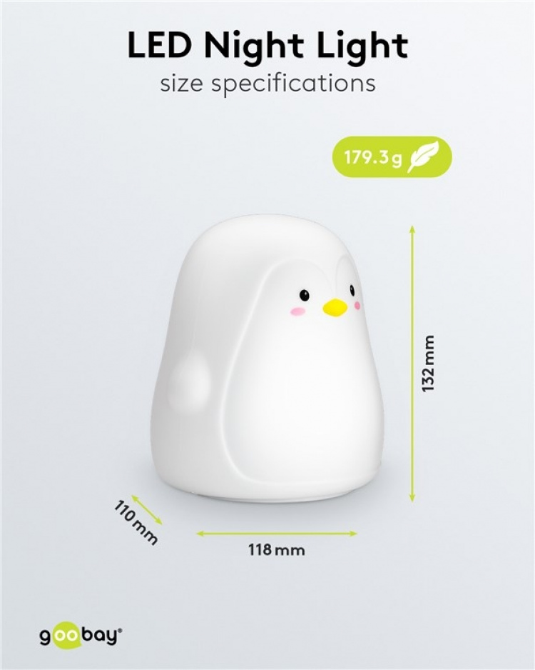 Goobay LED-nattlampa  Goobay LED-nattlampa