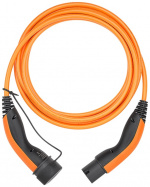 LAPP MOBILITY Laddkabel Typ 2, upp till 7,4 kW, 5 m, orange (5555934026) 32 A, 1-fas, för laddning av hybrid- och elbilar med Typ 2-anslutning